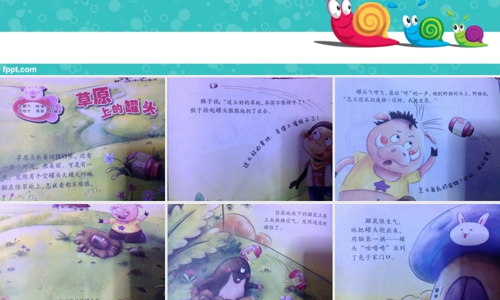 草原上的罐头PPT