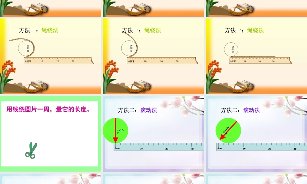 2014新人教版六数上——圆的周长