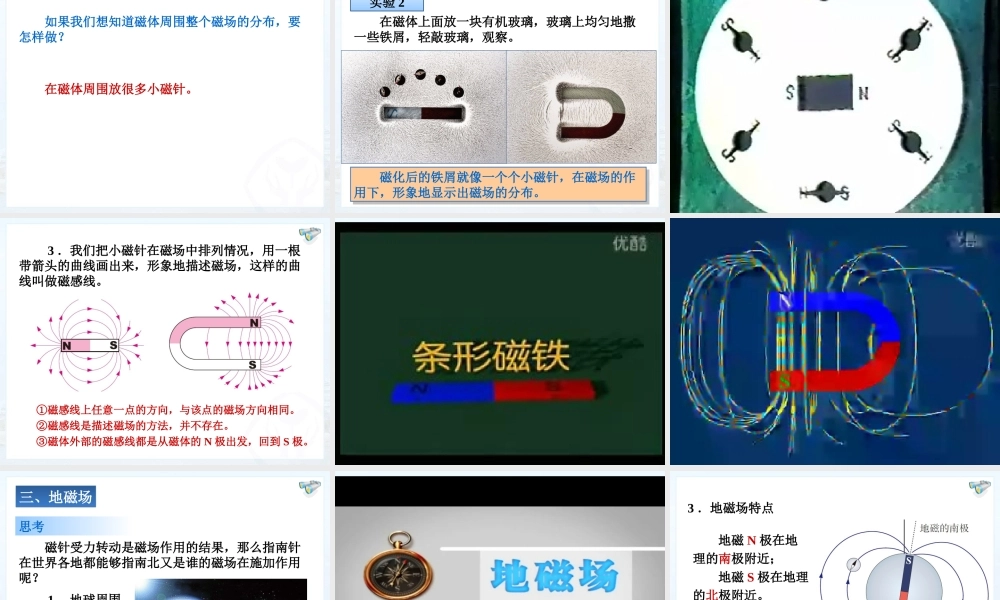 最新人教版《磁现象_磁场》PPT