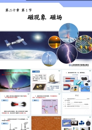 最新人教版《磁现象_磁场》PPT