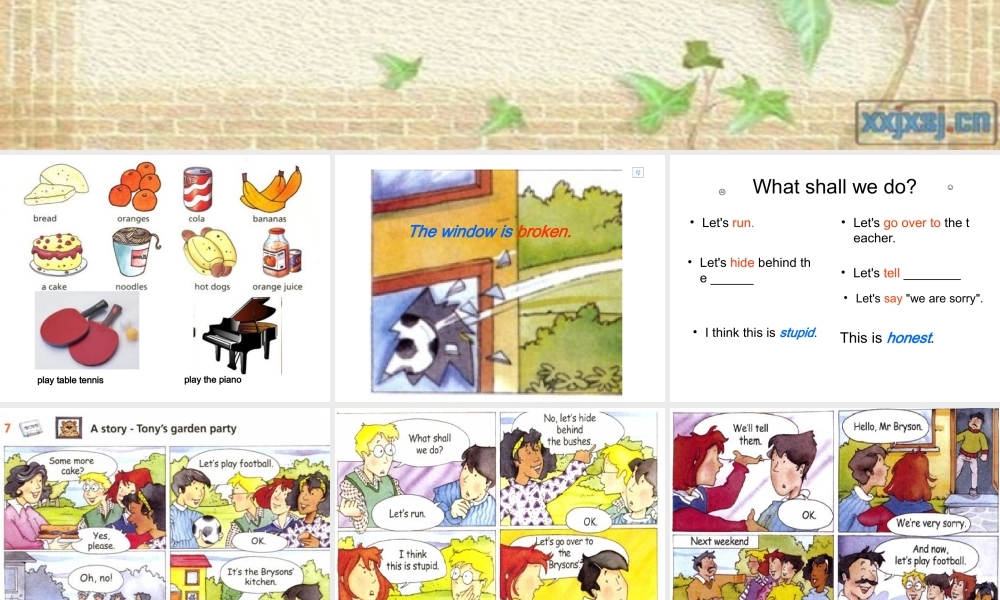 五年级上册Unit2tony'sgardenparty