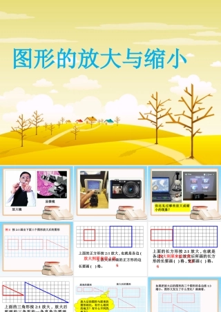 《图形的放大与缩小》教学课件