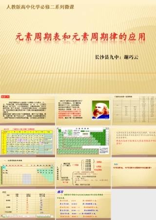 元素在周期表中的位置