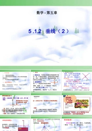 数学：51相交线课件(人教新课标七年级下)