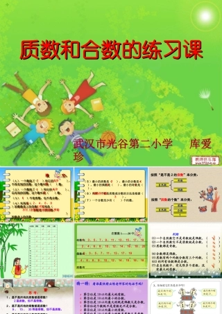 质数和合数练习课