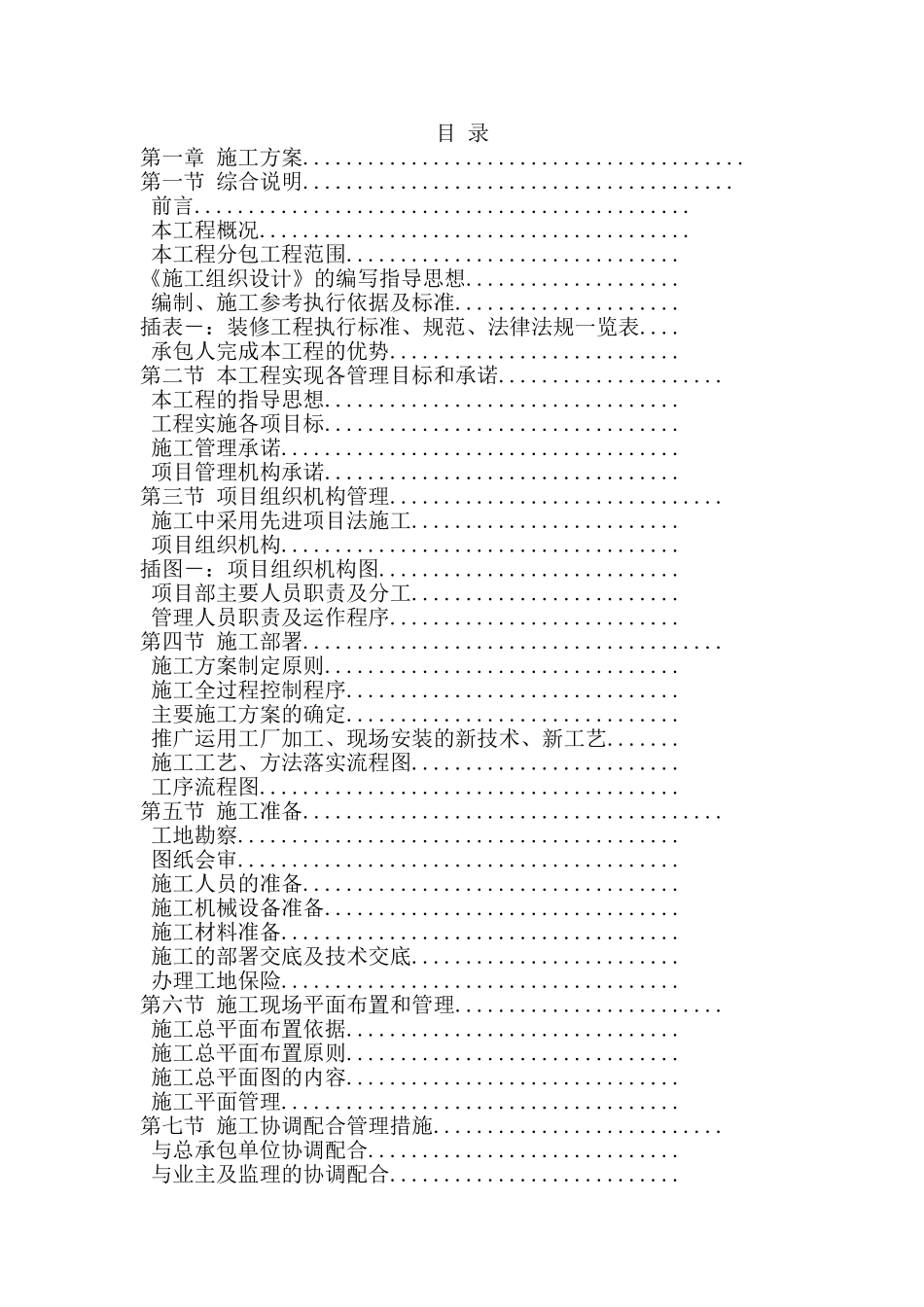 高档小区精装修工程施工组织设计(DOC205页)_第1页