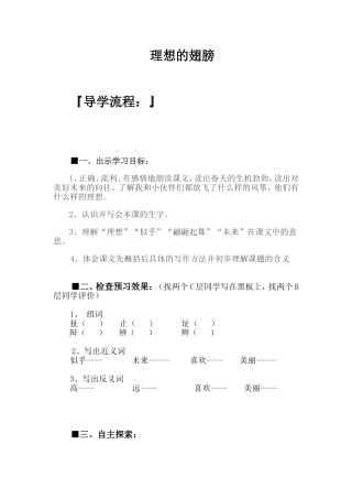 理想的翅膀文档
