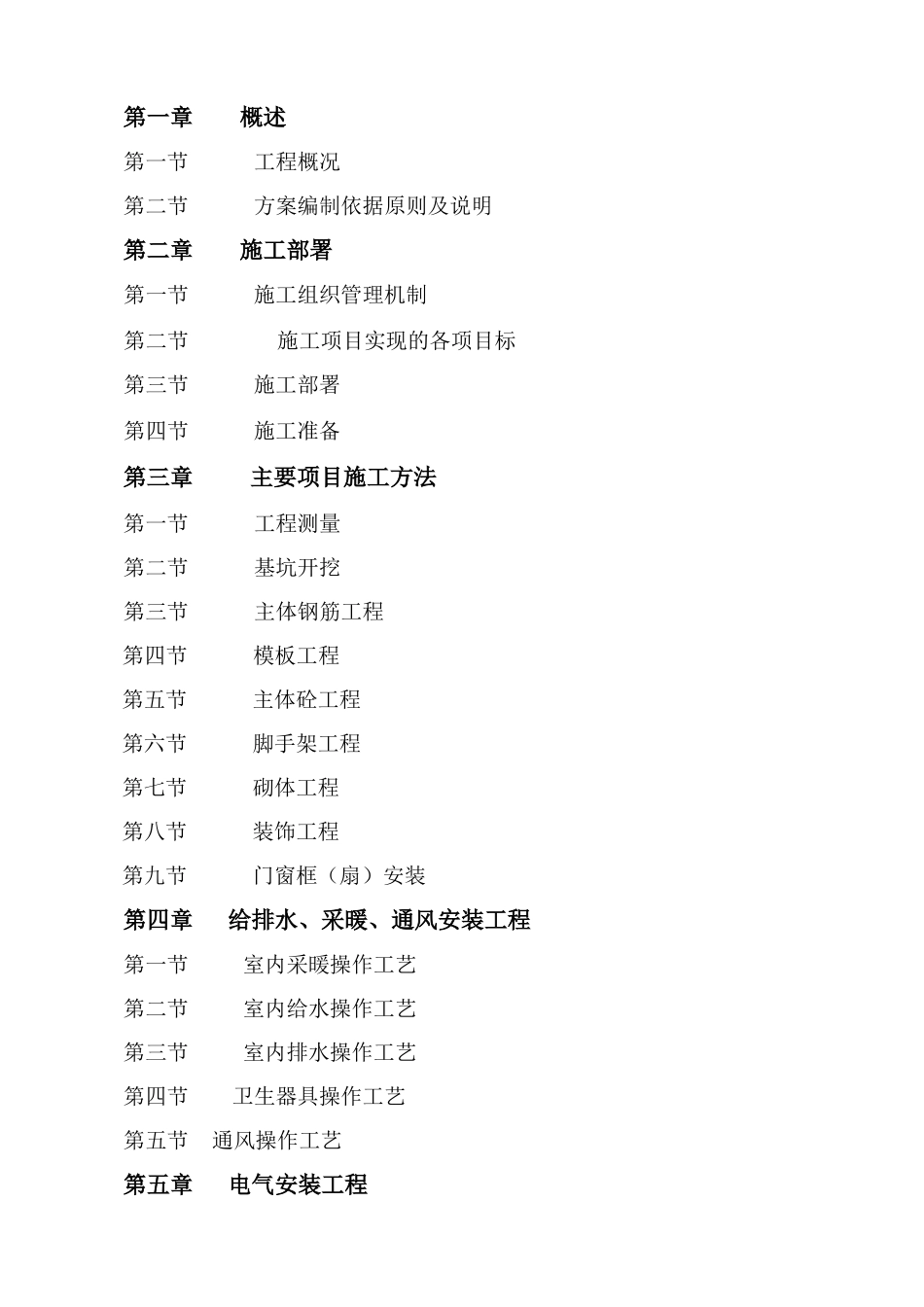 57米住宅施工组织设计_第2页