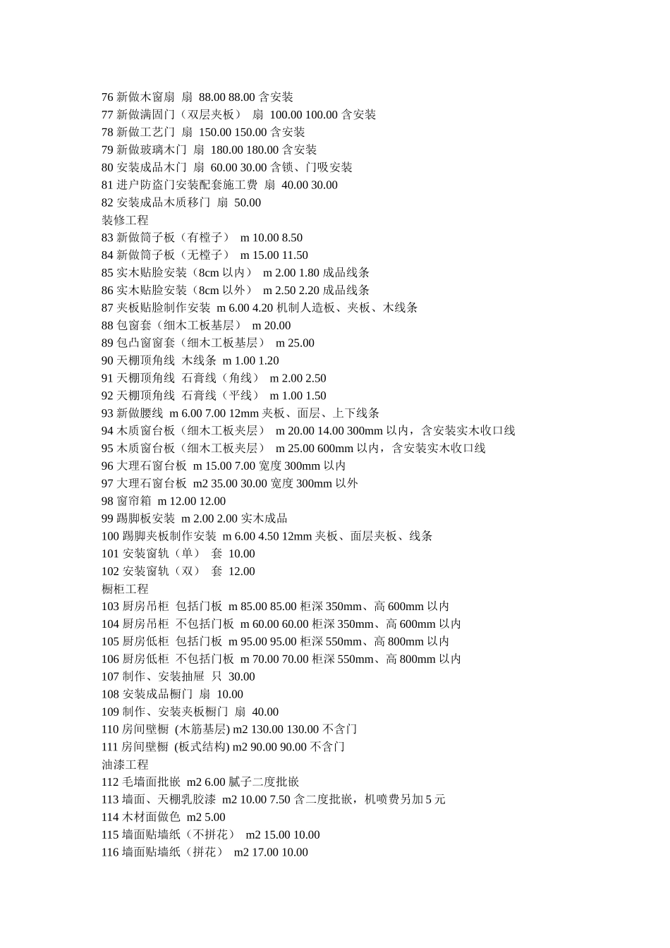 上海市住宅室内装饰装修工程人工费参考价234683140_第3页