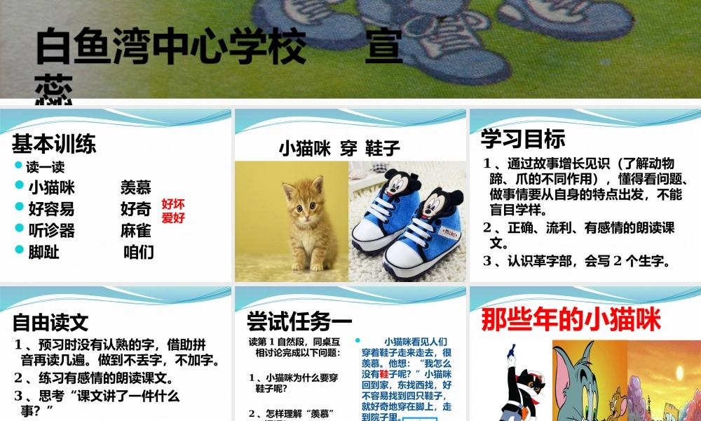 《小猫咪穿鞋子》