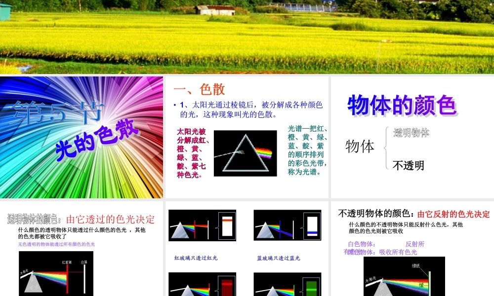 光的色散课件 (2)