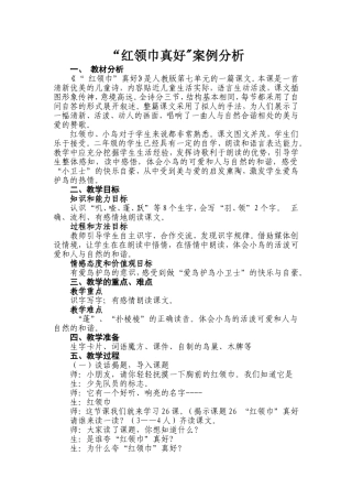 “红领巾真好案例分析