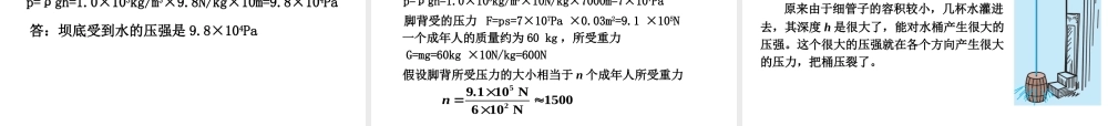 2013年八年级新人教版《92液体的压强》课件[1]