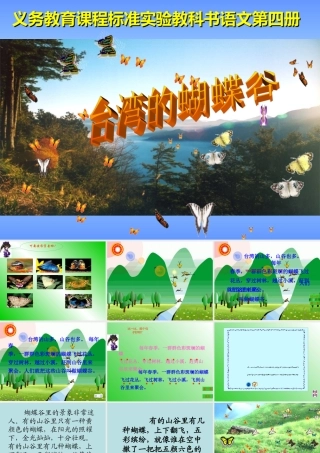 台湾的蝴蝶谷（课件）