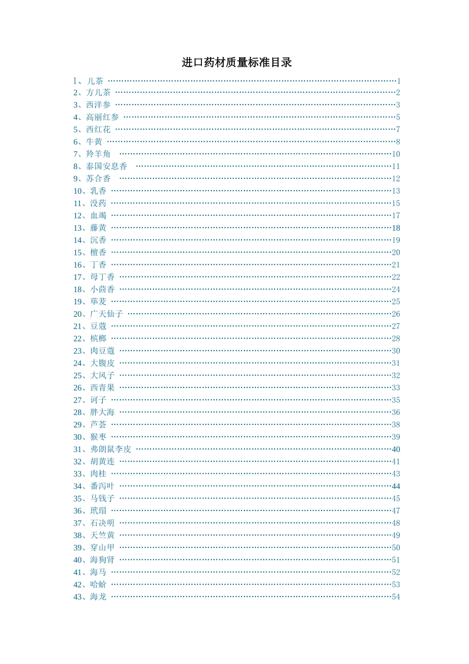 进口药材质量标准_第3页