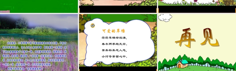 可爱的草塘(九册语文－叶丽珍)