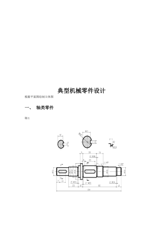典型机械零件设计要点