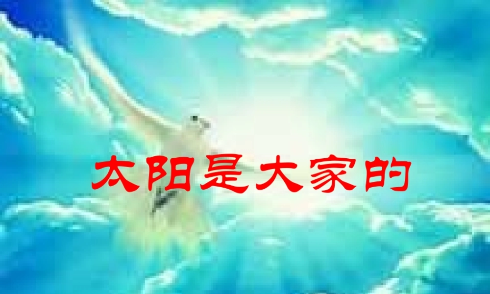 太阳是大家的 (4)