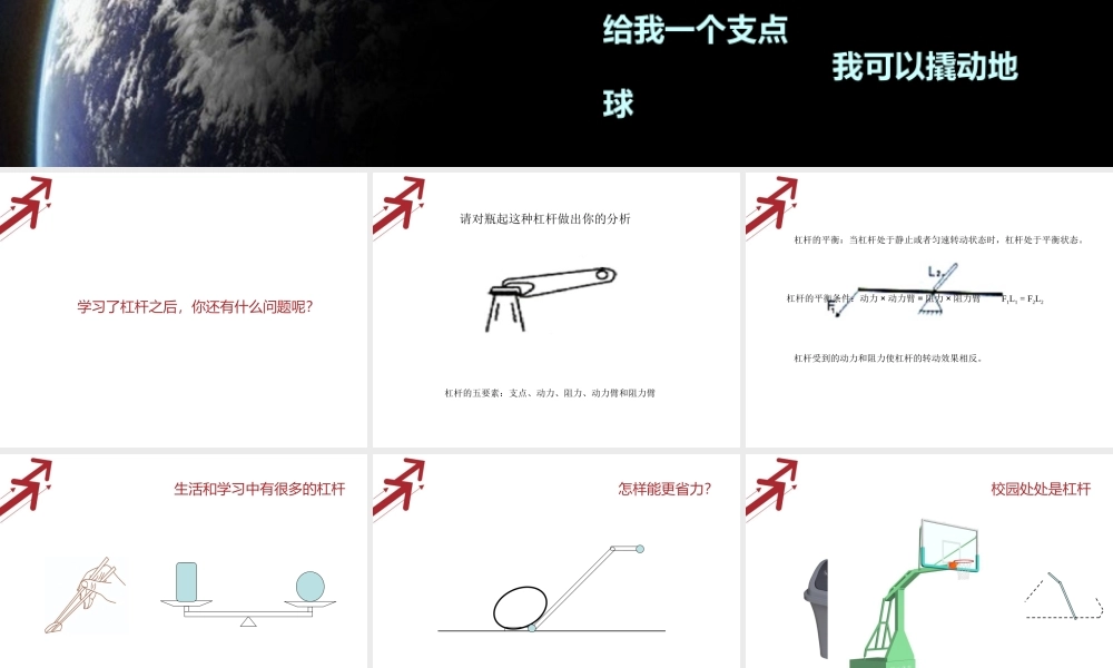 杠杆复习课课件