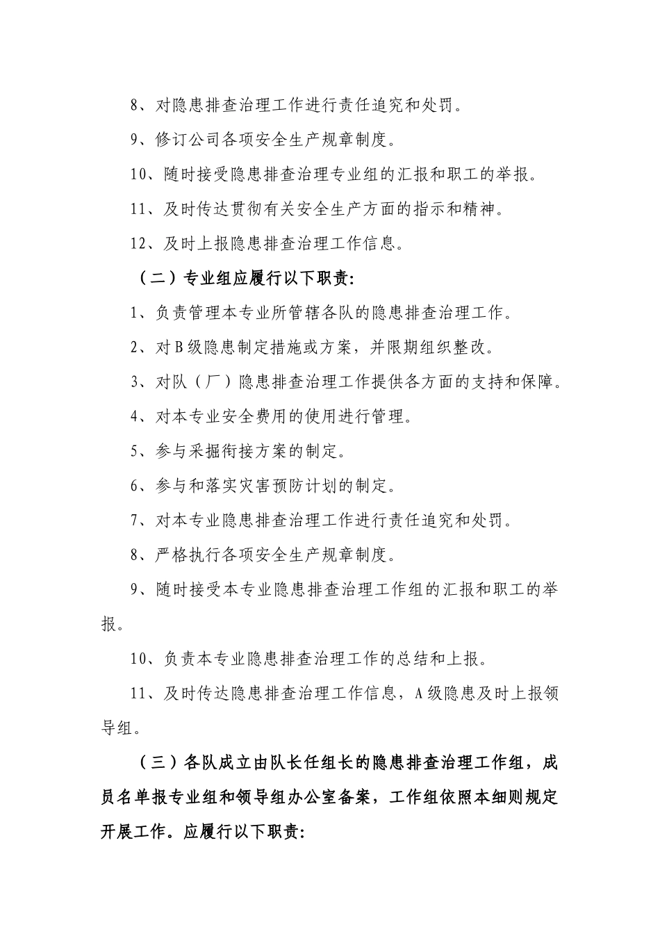 煤矿隐患排查实施细则_第2页