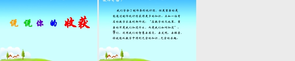 西师版数学《条形统计图》