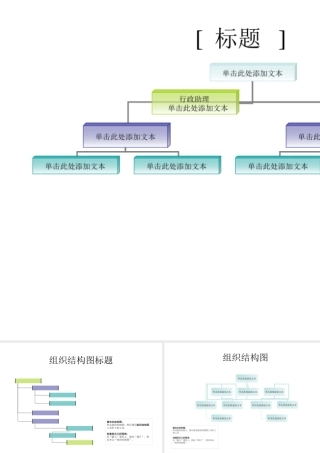 组织结构图模板集合