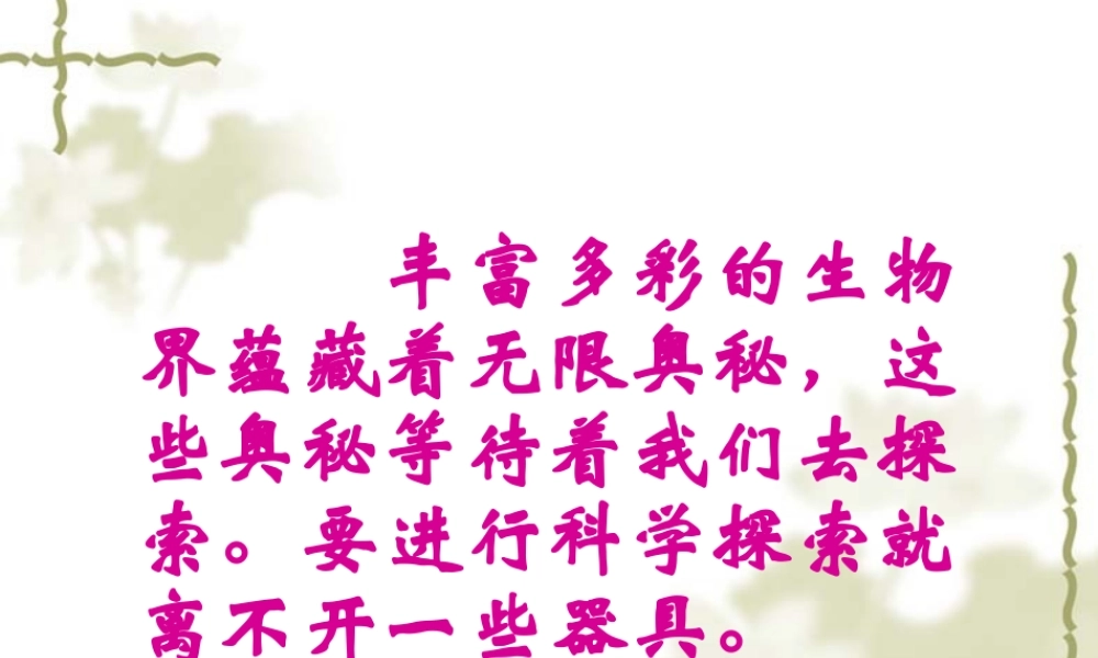 显微镜复习2013
