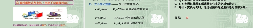 【物理】51交变电流课件1（人教版选修3-2）