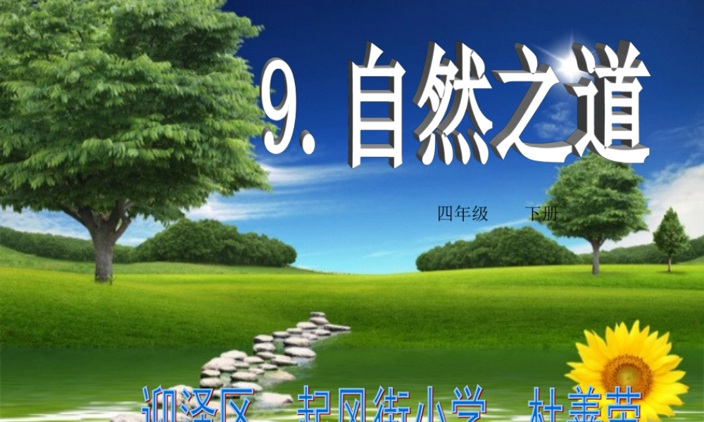 《自然之道》课件 (3)