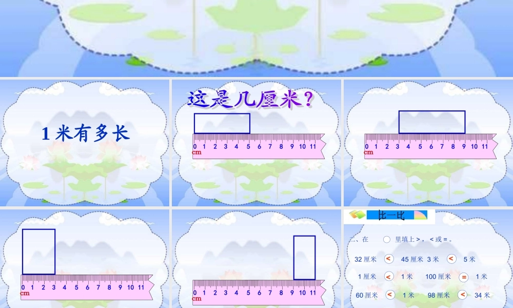 《一米有多长》