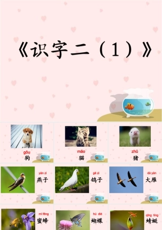 《识字二（1）》教学课件