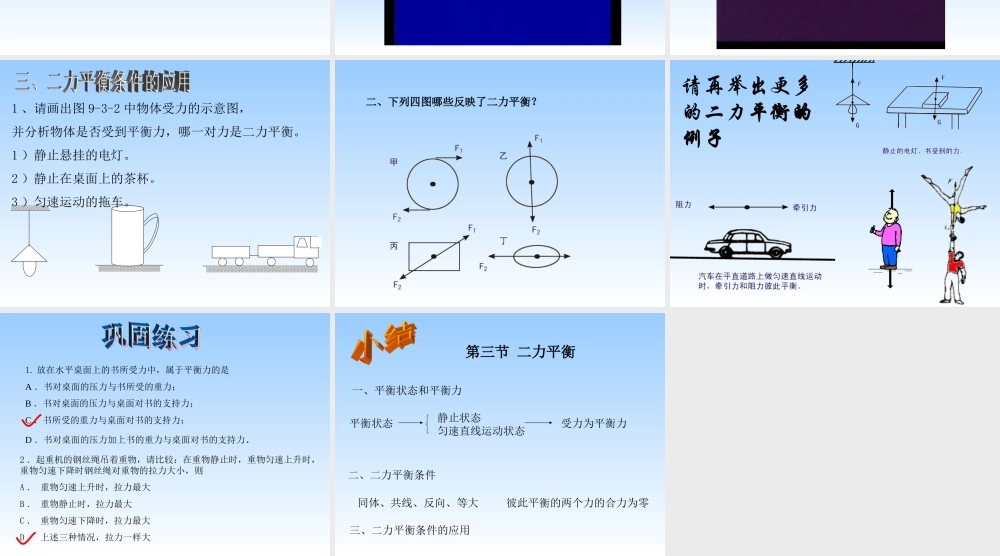 二力平衡 (4)