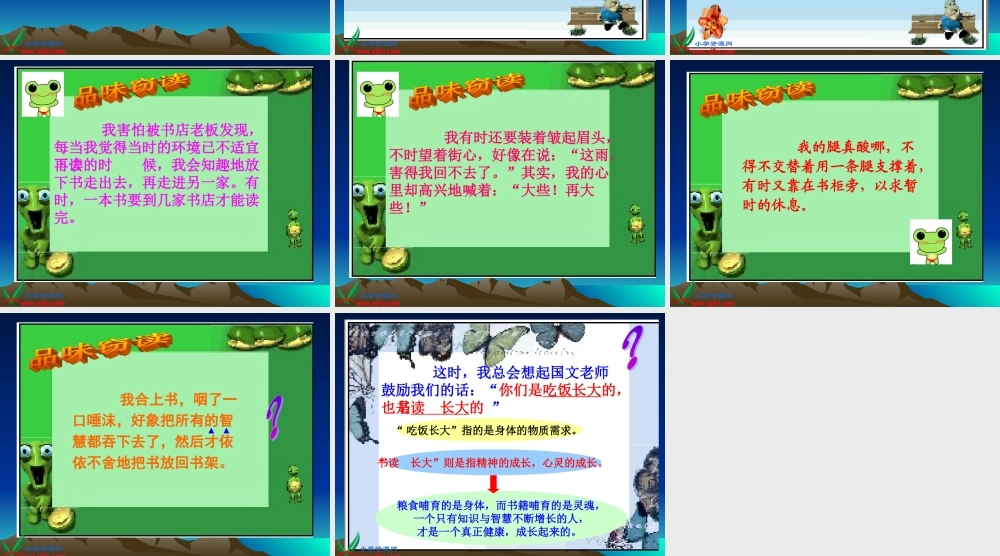 （人教新课标）五年级语文上册课件窃读记5