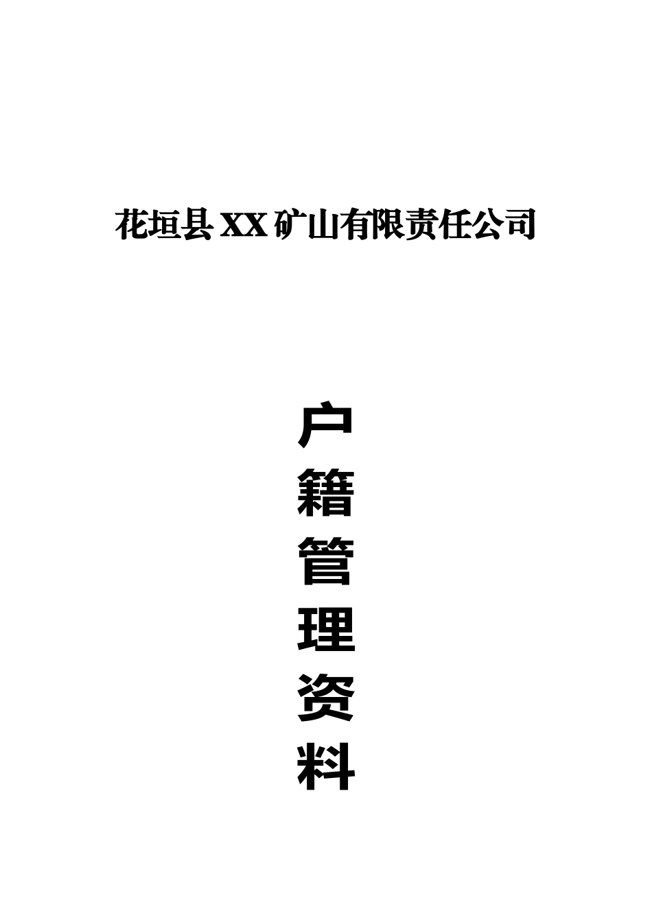 矿山企业概况表_第1页