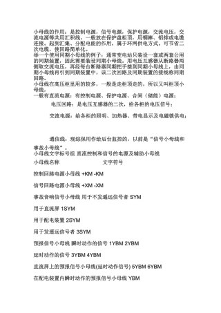 电气小母线(DOC109页)