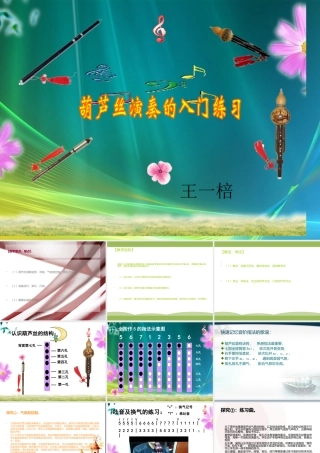 《葫芦丝演奏的入门练习》教学设计