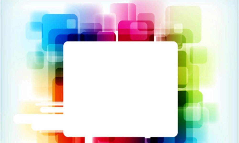 多彩相框模板