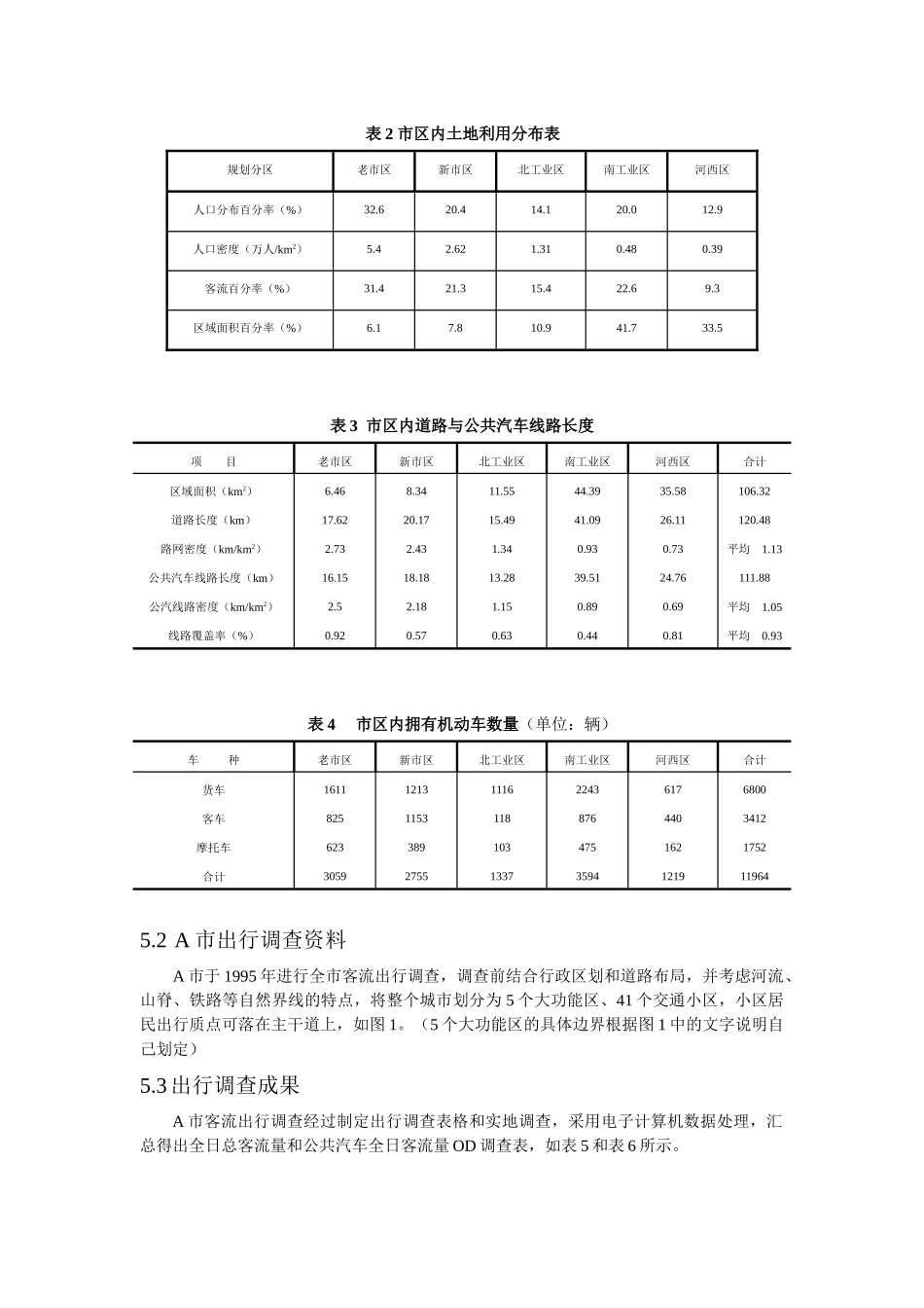 浅析《城市交通规划》课程设计_第3页