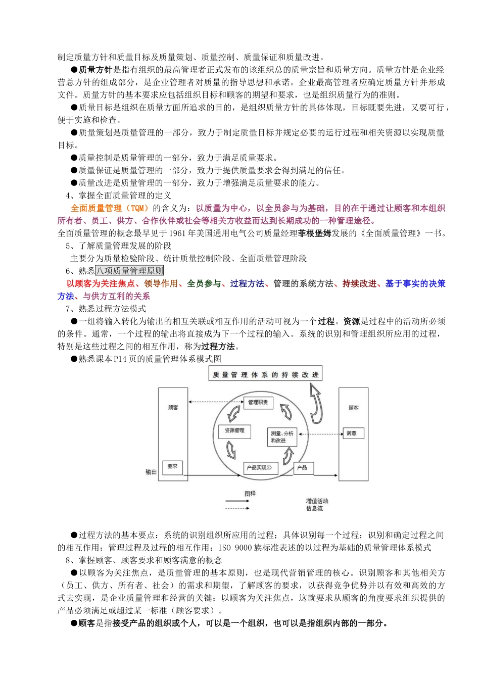 初级质量工程师重点要点整理_第2页