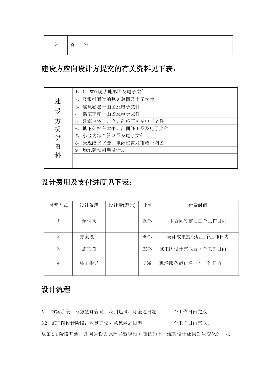 北斗星花园小区园林景观设计合同(规范版本)_第3页