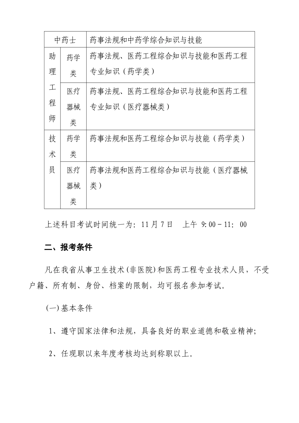 医药专业和医药行业工程系列初级专业技术_第2页