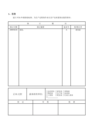 PCBA检验作业指导
