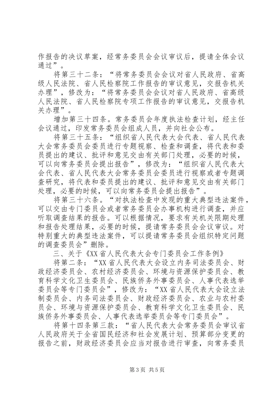 XX市人民代表大会常务委员会关于修改《XX市城市规划管理办法 _第3页