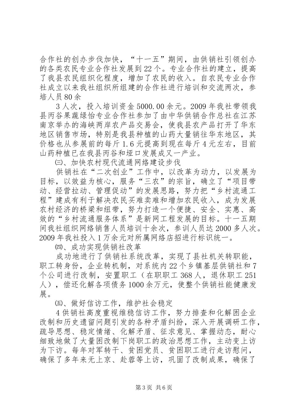 年是我县供销社全面落实十二五规划开局之年 _第3页