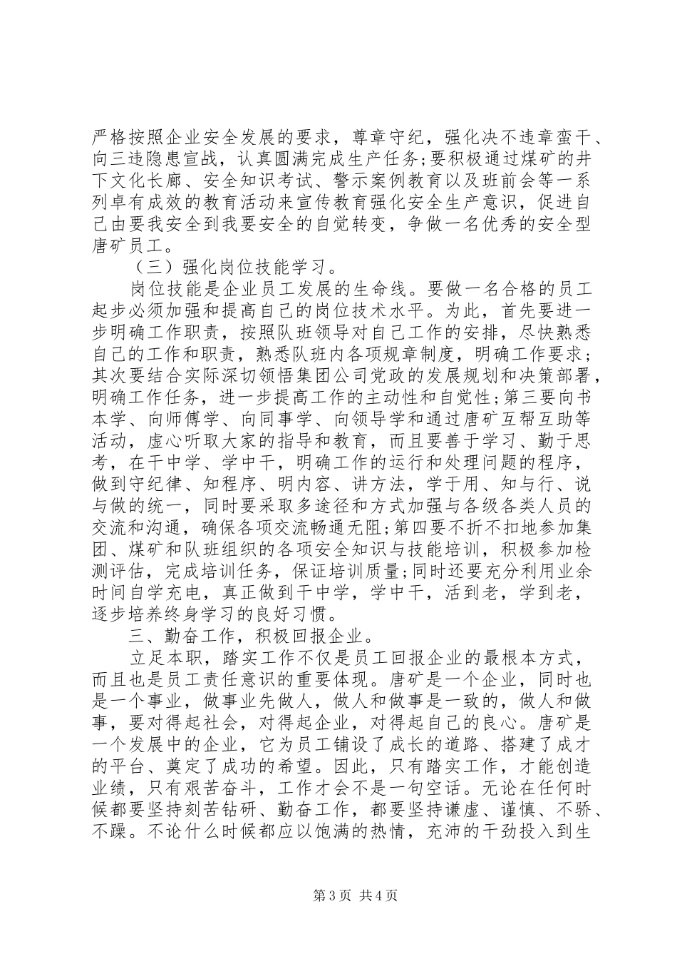 XX年度个人工作计划范文 _第3页