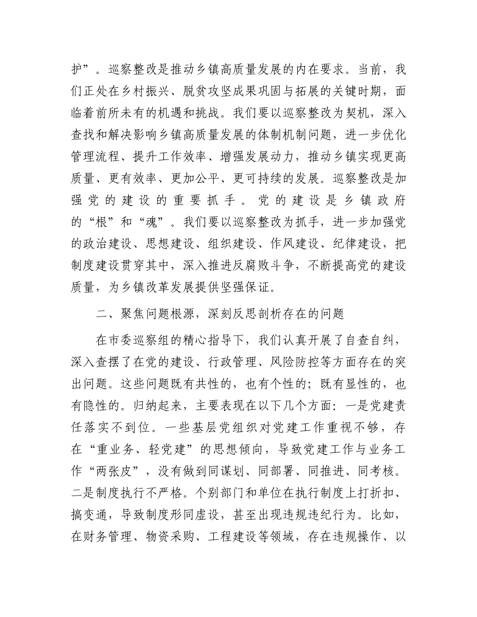巡察整改工作专题推进会发言_第2页