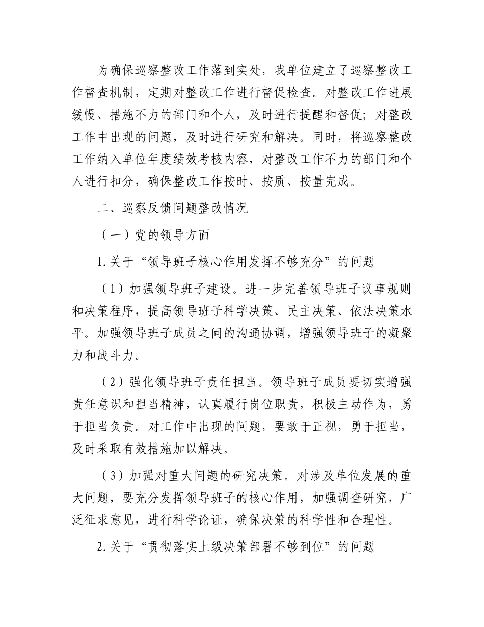 巡察整改情况报告_第2页