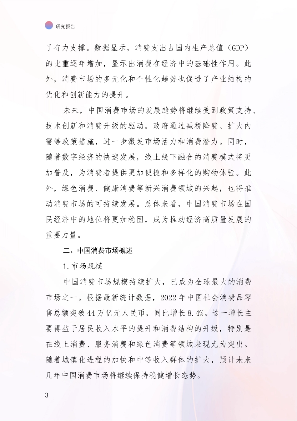 2024年-2025年我国消费市场市场未来发展分析_第3页