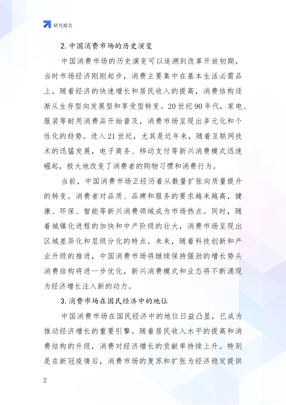 2024年-2025年消费市场市场前景分析投资可行性研究报告_第2页