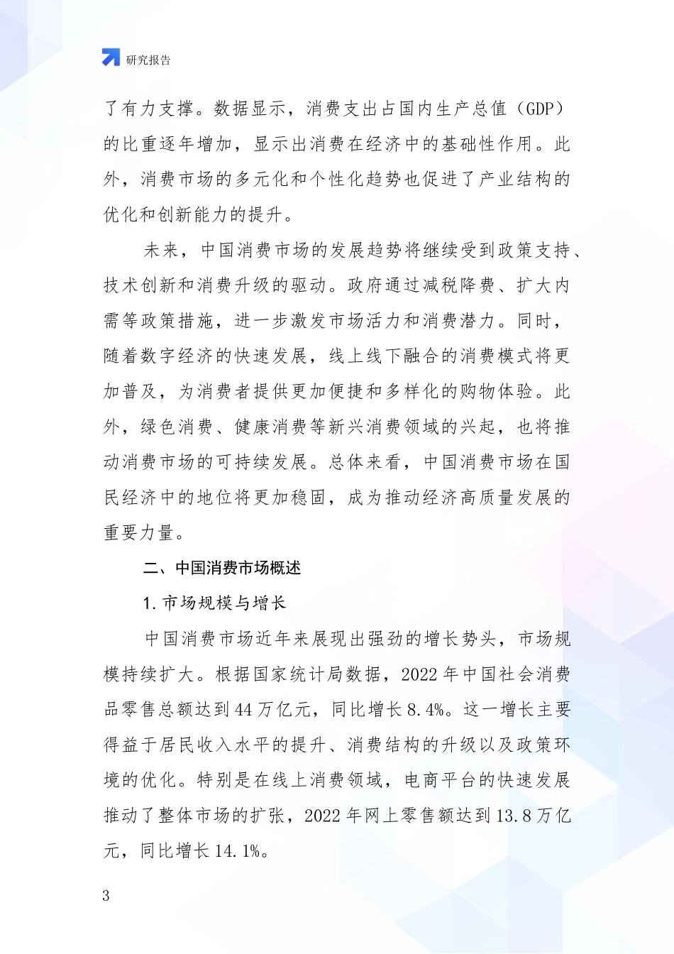 2024年-2025年消费市场市场前景分析投资可行性研究报告_第3页